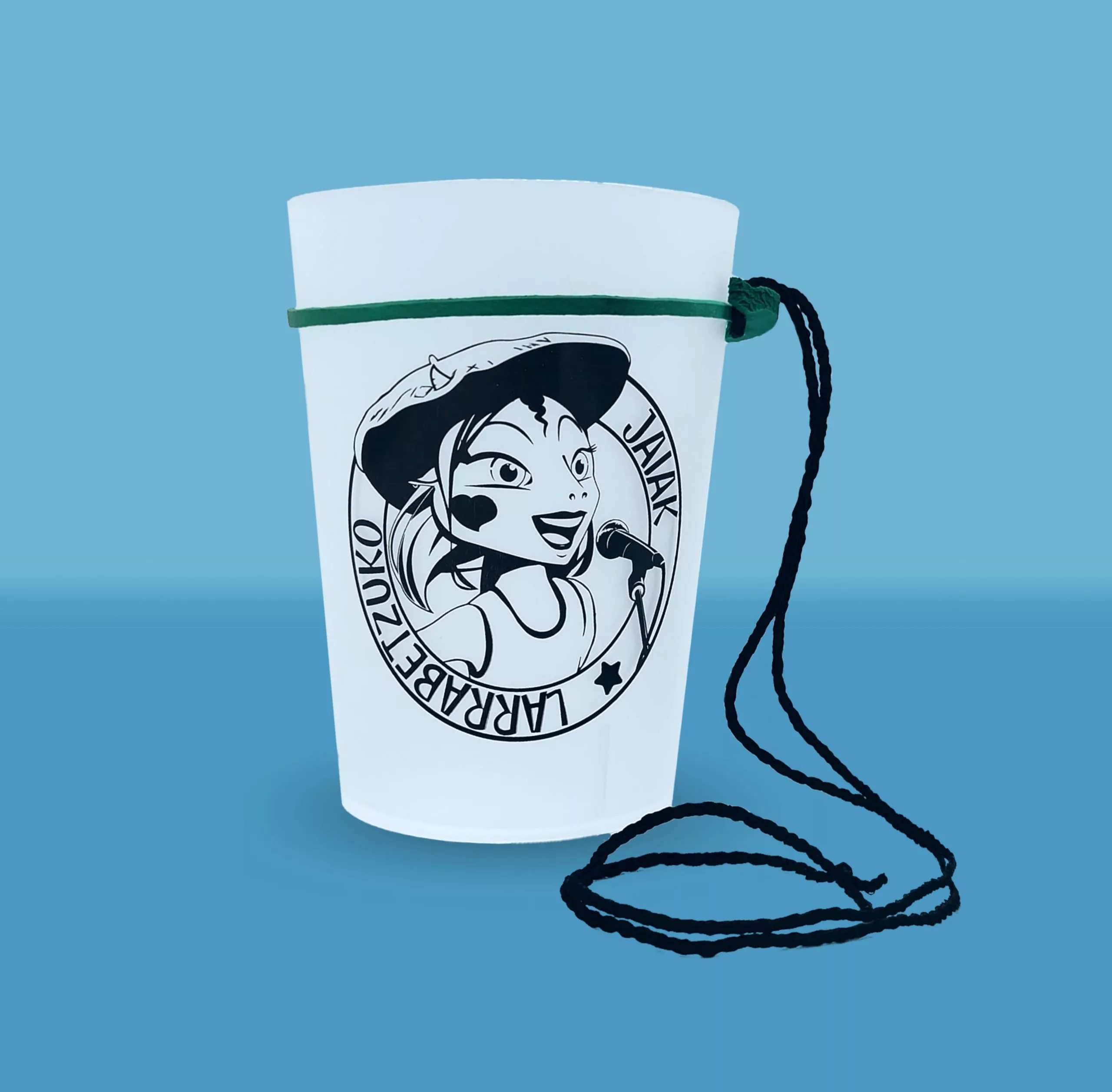 Euskarri unibertsala Suxeita vasos universal de goma